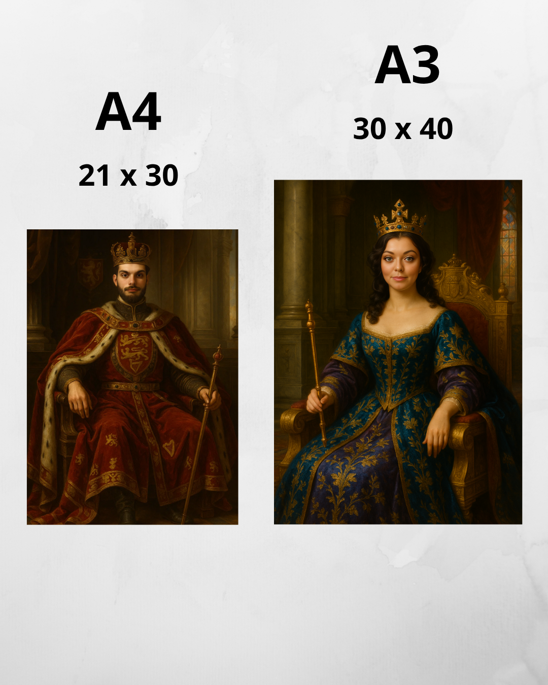 Portrait Roi/Reine